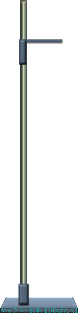 身長計（医療業務用の身長測定器）のイラスト