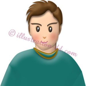 男性（上半身）２アイコン