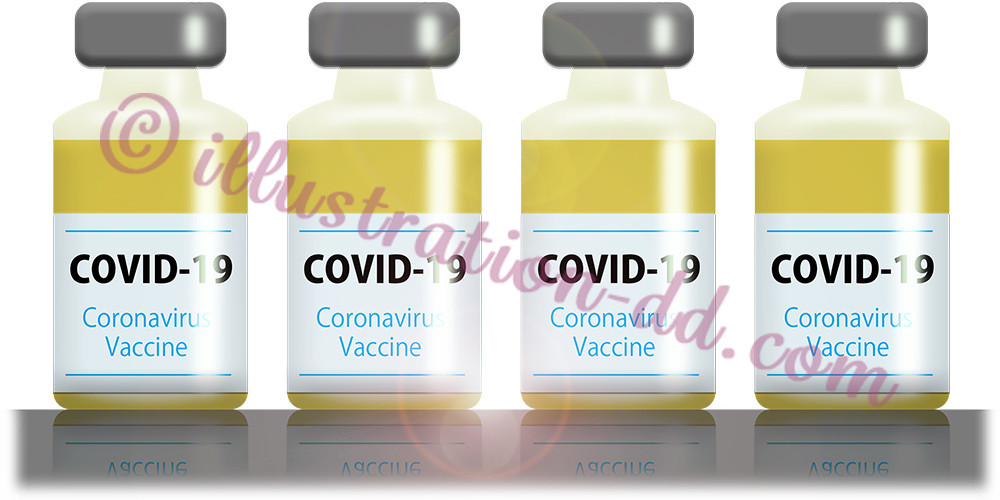 並んだ新型コロナ（COVID-19）ワクチン
